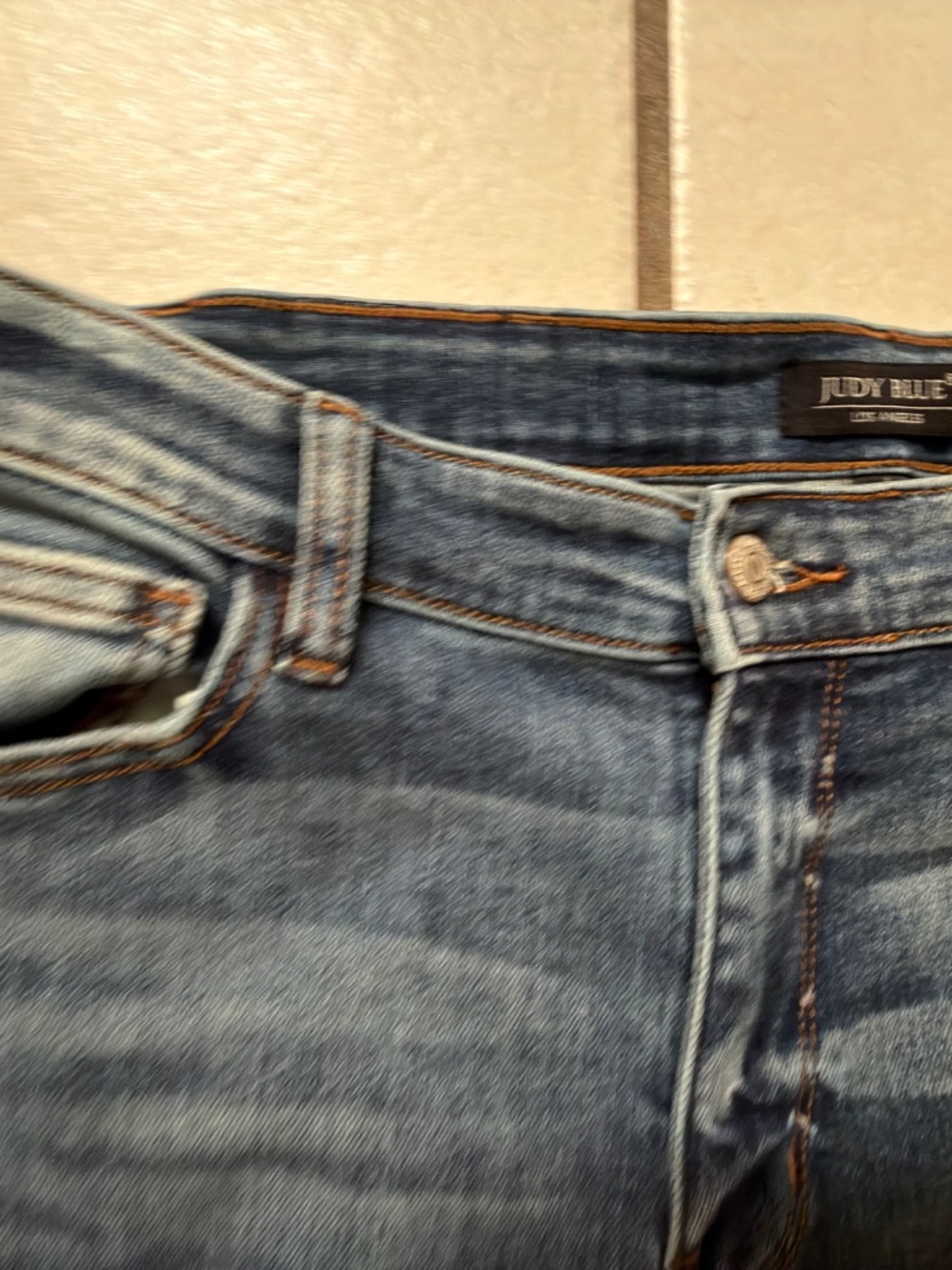 $75 Judy Blue (Los Angeles) Dad distressed jeans size 13/31 - Picture 6 of 11